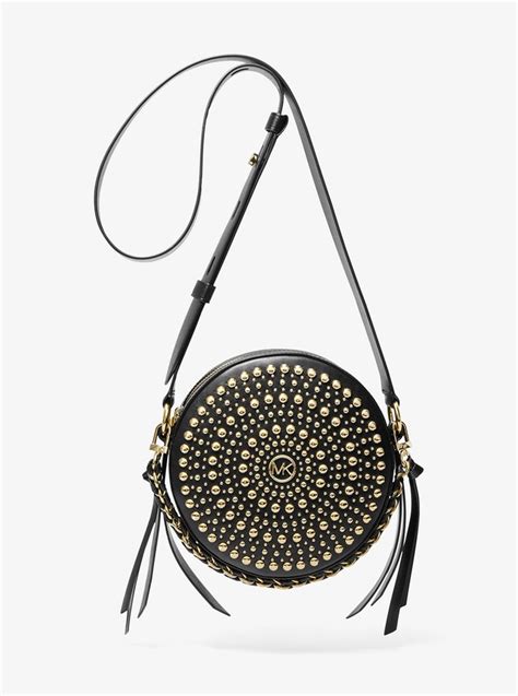 michael kors canteen|Delancey Medium Studded Leather Canteen Crossbody Bag.